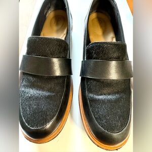 Slip on Loafers with Calf Hair